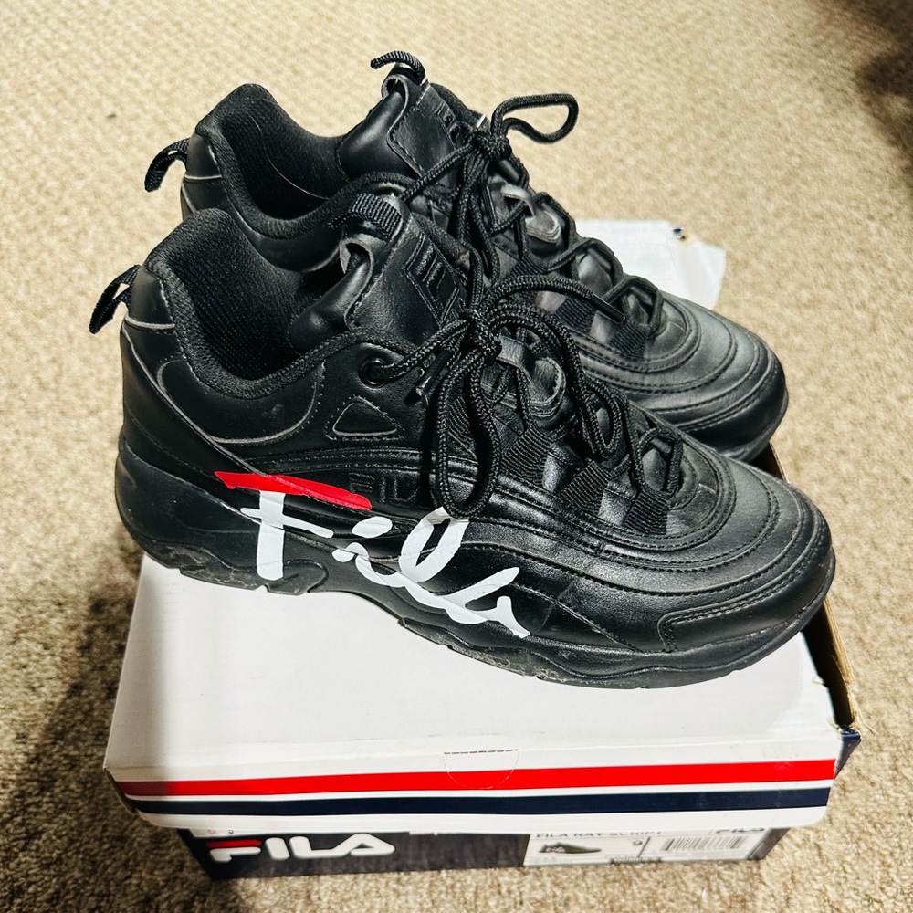 Fila black sneakers